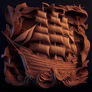 3D model The Ship Single Player game (STL)